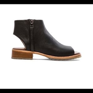 Matt Bernson nomad boots. Cut out back with zipper